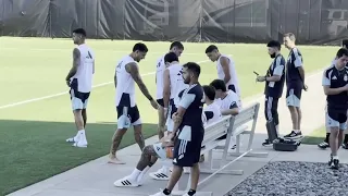 Argentina's recovery training as they assess physical fatigue ahead of Egypt