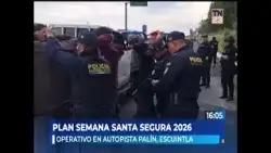 PNC despliega operativo de seguridad en autopista Palín-Escuintla por Semana Santa