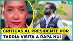 Presidente Boric recibe críticas en su primera visita a Rapa Nui: afirman que fue tardía