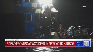 Baby, woman die as boat capsizes in New York Harbor; 12 others injured