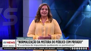 Denise Campos de Toledo discusses Vorcaro's relationship with authorities