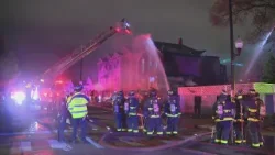 2-alarm fire on Chicago's West Side burns down 1 home, damages 2 others