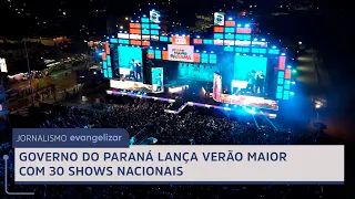 Paraná State Government launches Verão Maior with 30 national concerts