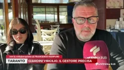 10 APRILE 2026  - TARANTO - GIARDINI VIRGILIO  IL GESTORE PRECISA