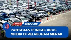 Begini Pantauan Puncak Arus Mudik di Pelabuhan Merak