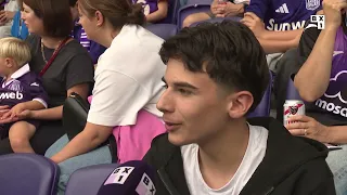 Fanday au RSCA: 3.000 supporters présents et confiants, “il y a moyen de viser le top 3”