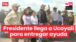 Ucayali: presidente Jerí llega a Purús con donativos para poblaciones afectadas por fuertes lluvias