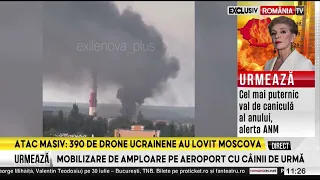 Atac cu drone la Moscova, restricţii pe mai mai multe aeroporturi