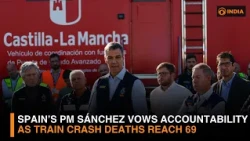 Spain’s PM Sánchez vows accountability as train crash deaths reach 69 | DD India Newshour 9 PM IST
