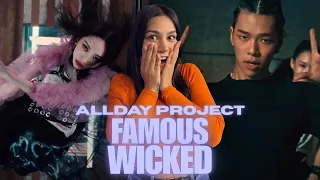 ALLDAY PROJECT - 'FAMOUS' MV & ‘WICKED’ PERFORMANCE VIDEO (VER. B - BASEMENT) | REACCIÓN KPOP LIVE✨💎