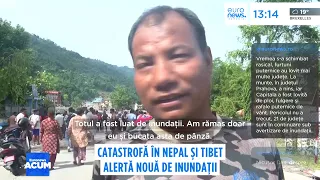 Dezastru în Himalaya, după inundațiile dintre Nepal și Tibet: peste 500 de morți