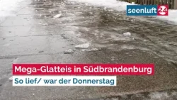 Mega-Glatteis in Südbrandenburg