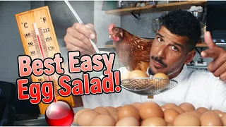 Insane Easy Egg Salad! Best Way! So Tasty!