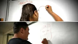 La percepción de sus cuerpos de Candela y Nahuel, en una interesante propuesta de Sergio Verón