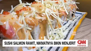 Sushi Salmon Rawit, Nikmatnya Bikin Menjerit