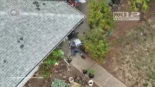 New video: Suspect seen firing at drone during Clackamas County standoff