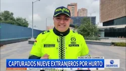 Así fue la captura de nueve extranjeros tras un hurto en un supermercado en Bogotá Así fue la captura de nueve extranjeros tras un hurto en un supermercado en Bogotá