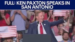 Ken Paxton speaks at political rally in San Antonio