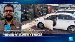 Informe desde Ciudad de Panamá: sismo de 7,7 no deja víctimas mortales, pero sí daños materiales