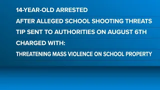 14-year-old arrested in Crawford County after school shooting threats online
