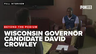 "I understand what Wisconsinites are going through": Wisconsin governor candidate David Crowley