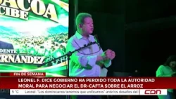 Fernández says Government has lost all moral authority to negotiate DR-CAFTA regarding rice