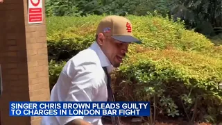 Chris Brown pleads guilty over bottle attack at London nightclub