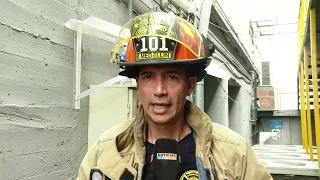 Medellín firefighters climbed the Coltejer building three times to honor 9/11 victims