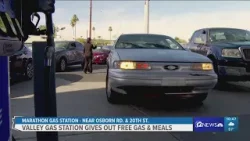 Valley gas station draws huge crowd with free gas giveaway