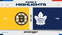 NHL Game 3 Highlights | Bruins vs. Maple Leafs - April 24, 2024