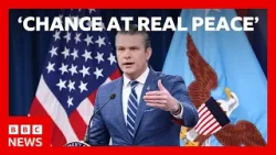 Hegseth says Iran ceasefire offers 'chance at real peace' as both sides claim victory | BBC News