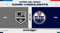 NHL Game 1 Highlights | Kings vs. Oilers - April 22, 2024