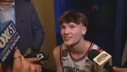 Мужская команда Университета Коннектикута вышла в финал четырех, обыграв Иллинойс; за игрой следи...