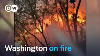 Spokane wildfires: Can firefighters stop the fast-moving blaze? | DW News