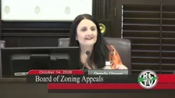 Board of Zoning Appeals - Octobers 14, 2026
