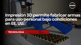Impresión 3D permite fabricar armas para uso personal bajo condiciones en EE. UU.