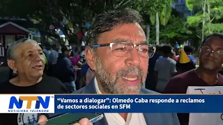Olmedo Caba responds to demands from social sectors in SFM