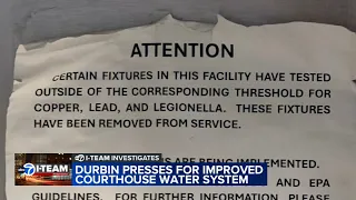 Durbin pressing for action amid possible Legionella at Dirksen