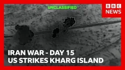 US hits Kharg Island amid reports thousands of US marines are being sent to the Gulf | BBC News
