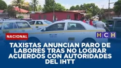 Taxistas anuncian paro de labores tras no lograr acuerdos con autoridades del IHTT