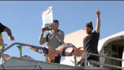 Fans welcome home the World Series Champion Milwaukee Brewers