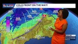 Look what's on the way! Late week cold front brings cooler weather late Friday into the weekend i...