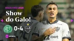 GALO MARCA TRÊS GOLS EM 12 MINUTOS E ATROPELA A CHAPE! CHAPECOENSE 0X4 ATLÉTICO-MG