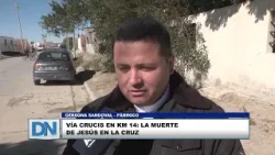 Vía crucis en km 14: la muerte de Jesús en la cruz