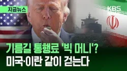 미국·이란, 호르무즈 해협 통행료 공동징수? 어떻게? [지금뉴스] / KBS