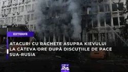 Atacuri cu rachete asupra Kievului la câteva ore după discuțiile de pace SUA-Rusia