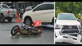 Motorcyclist injured after being struck by pickup truck on the road to Masaya