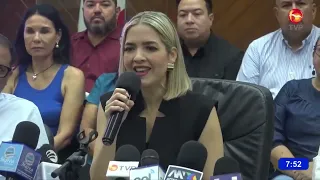 ESTRELLA PALACIOS RETURNS AS MAYOR OF MAZATLAN AFTER TAKING LEAVE