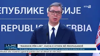 “𝐌𝐀𝐑𝐒𝐇𝐈𝐍 𝐏Ë𝐑 𝐋𝐈𝐑𝐈”, 𝐕𝐔Ç𝐈𝐐 𝐄 𝐊𝐓𝐇𝐄𝐍 𝐍Ë 𝐏𝐑𝐎𝐏𝐀𝐆𝐀𝐍𝐃Ë'''