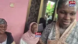 Salomey’s nursing colleagues welcome her home after her GH¢100,000 bail in the Ghana Jollof case